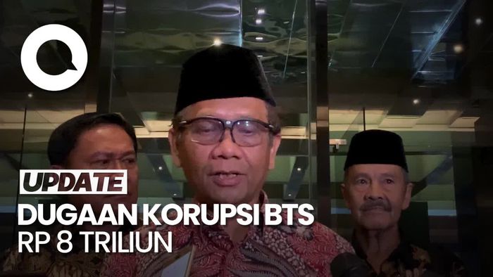 Mahfud Md Tak Ada Politisasi Hukum Penetapan Tersangka Johnny G Plate