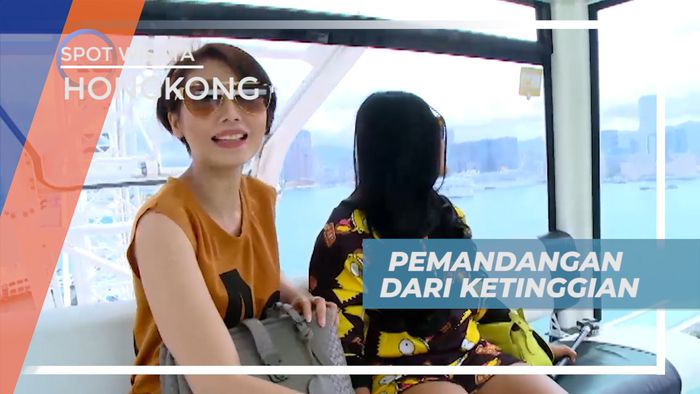 Menikmati Indahnya Pemandangan Kota dari Atas Bianglala, Hongkong
