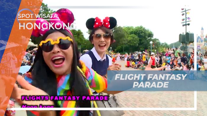 Serunya Menyaksikan Flights Fantasy Parade Disneyland, Hongkong