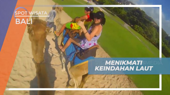 Serunya Berkeliling Pantai Nusa Dua Dengan Naik Unta, Bali