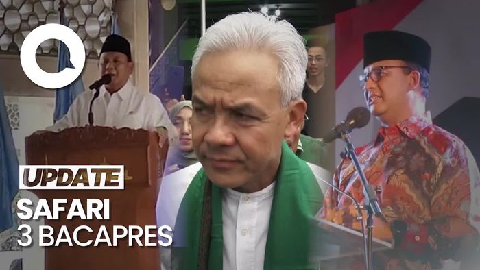 Giat 3 Bacapres: Ganjar ke PPP Manado, Anies Hadiri Milad PKS, Prabowo di Istiqlal