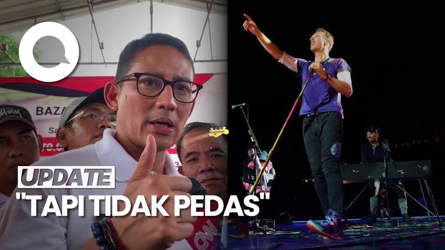 Sandiaga Uno Akan Kenalkan Sate hingga Rendang ke Personel Coldplay