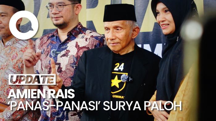 Amien Rais Minta Surya Paloh Pukul Balik soal Johnny Plate Tersangka