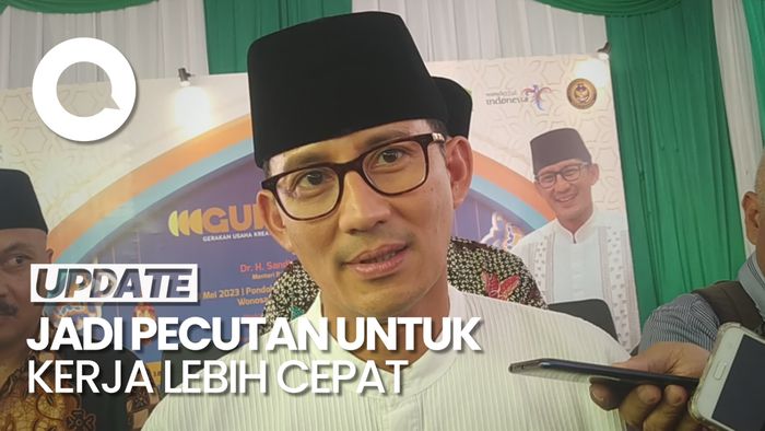 Respons Sandiaga Jadi Cawapres Teratas Versi Survei Indikator