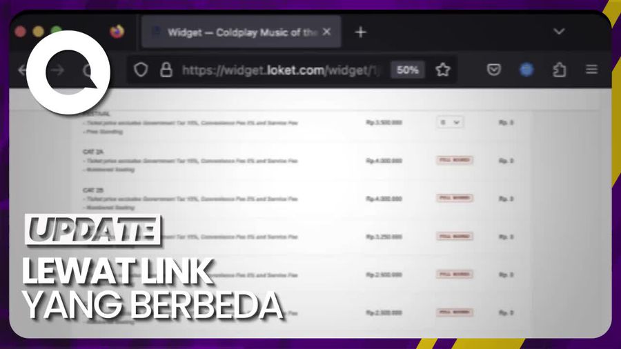 Cerita Fans Soal Bingung ada Invitation Code saat War Tiket Coldplay