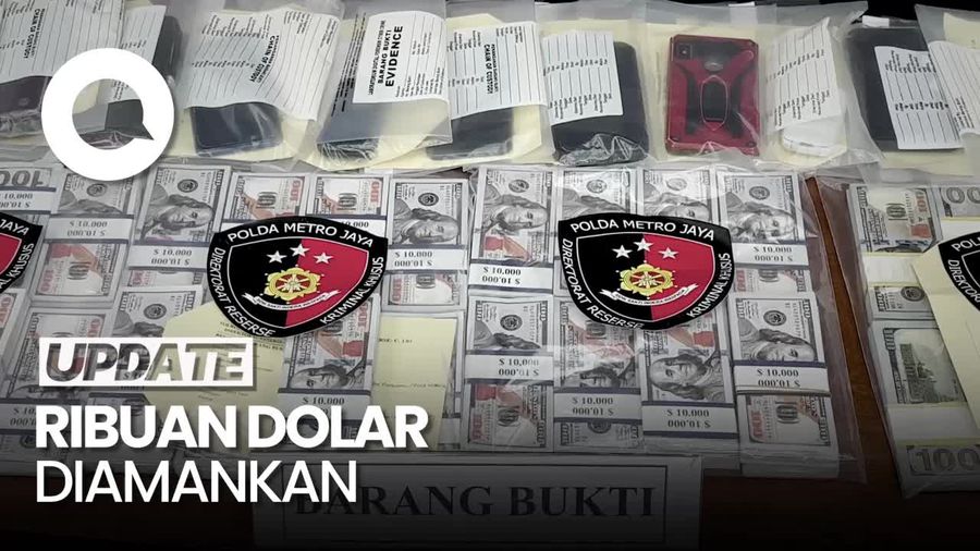 Polisi Bongkar Peredaran Uang Dolar AS Palsu di Jakarta