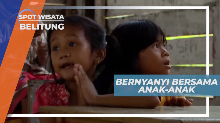 Senangnya Bernyanyi Riang Bersama Anak-anak di Bumi Laskar Pelangi, Belitung