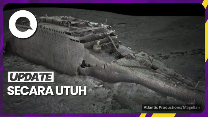 Penampakan Wujud Bangkai Kapal Titanic Melalui Pemindaian 3D
