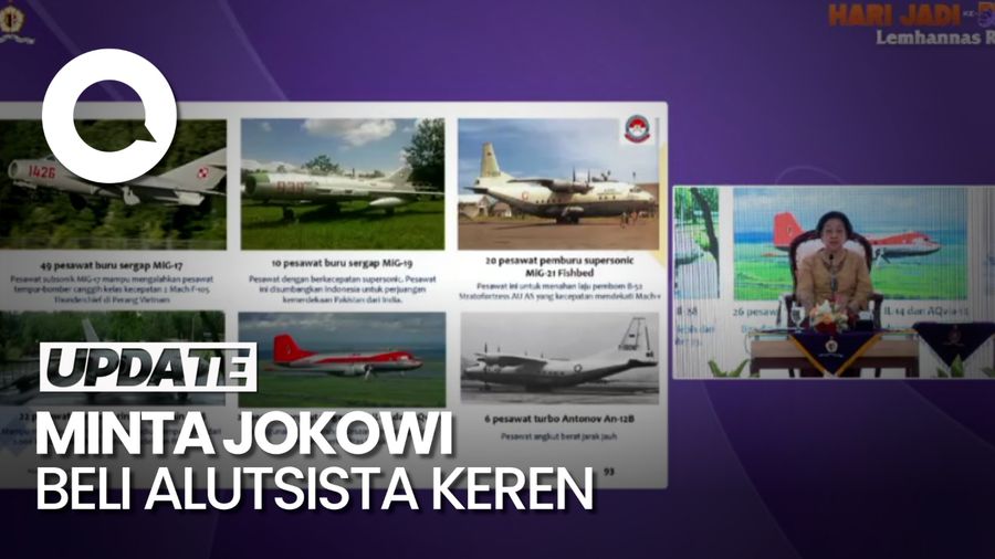 Megawati Sindir Era Soeharto Downgrade Alutsista, Colek Jokowi