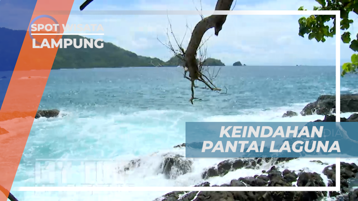 Menikmati Indahnya Pemandangan Alam Pantai Laguna, Lampung
