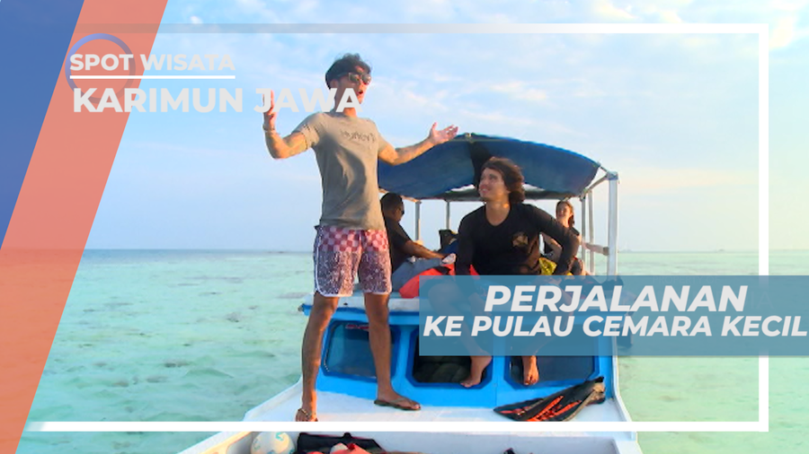 Menuju Laut Dangkal yang Luas di Pulau Cemara Kecil, Karimun Jawa