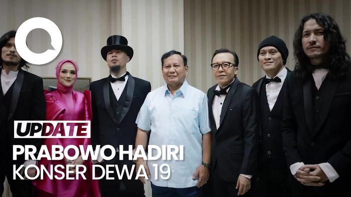 Ari Lasso Sapa Prabowo di Konser Dewa 19: Semoga Jadi Presiden 2024