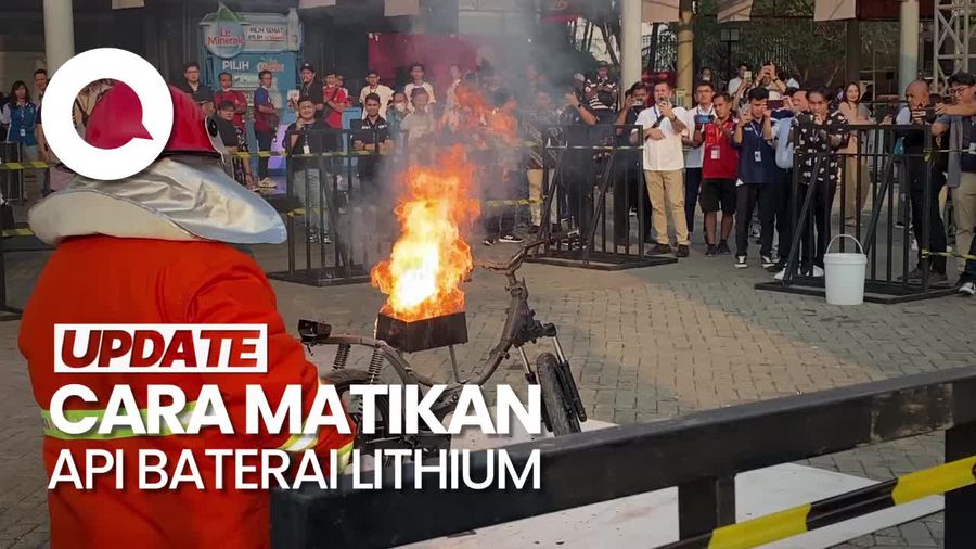 Jangan Asal! Baterai Motor Listrik Tak Bisa Padam dengan APAR Biasa