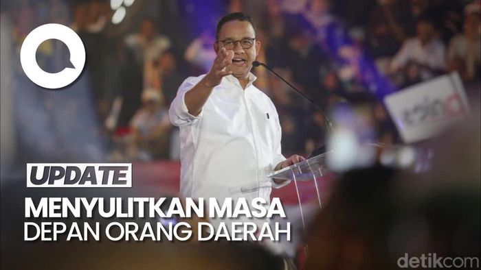 Anies Singgung Masalah Daerah Kerap Diambil Alih Pemerintah Pusat