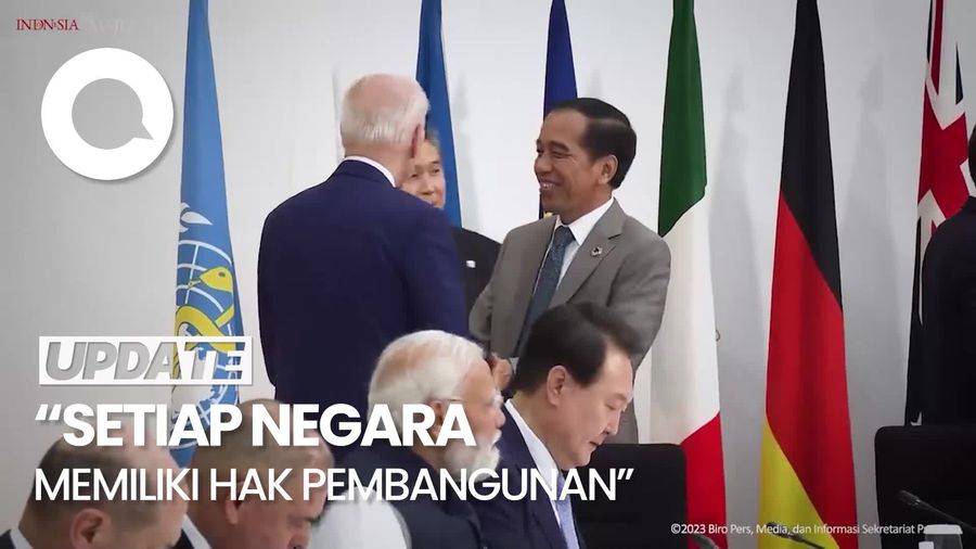 KTT G7, Jokowi Minta Diskriminasi Terhadap Negara Berkembang Dihentikan
