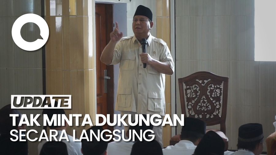 Gelagat Prabowo Harap Dapat Dukungan dari Ponpes Amanatul Mojokerto