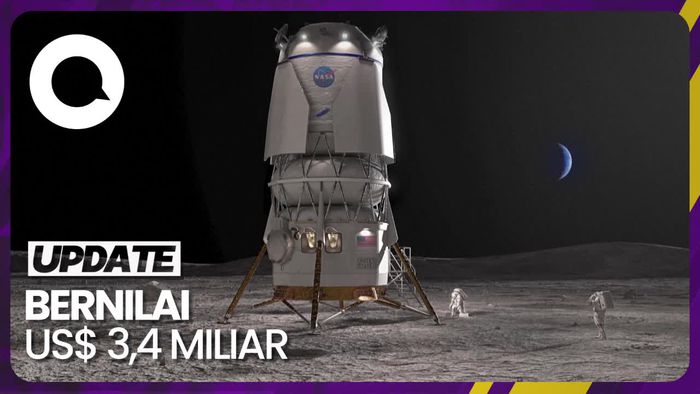 Blue Origin Menangkan Kontrak NASA untuk Bangun Sistem Pendarat di Bulan