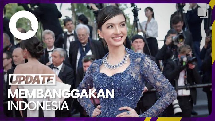 Pesona Raline Shah Pakai Kebaya di Red Carpet Cannes Film Festival