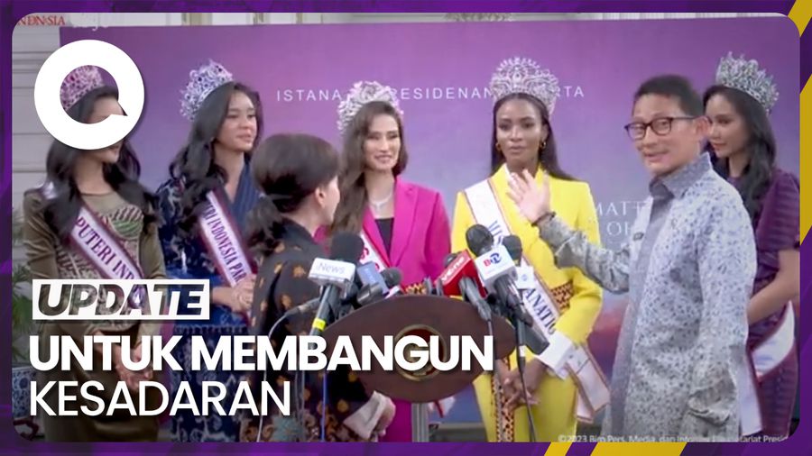 Puteri Indonesia Diminta Jokowi Promosikan Wisata Indonesia