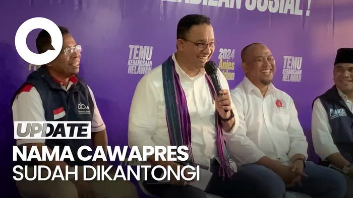 Anies di Acara Relawan: Cerita Temui Warga Tanpa Media Hingga Sosok Cawapres
