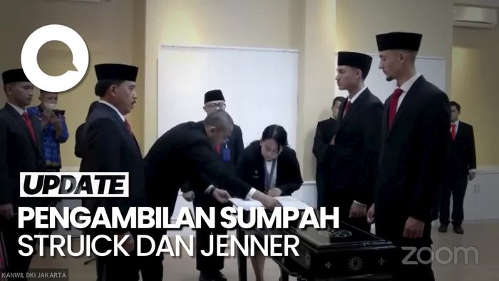 Momen Sumpah Setia Rafael Struick dan Ivar Jenner Jadi WNI