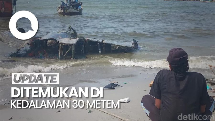 Penampakan Bangkai Pesawat Tempur yang Ditemukan Nelayan Lamongan
