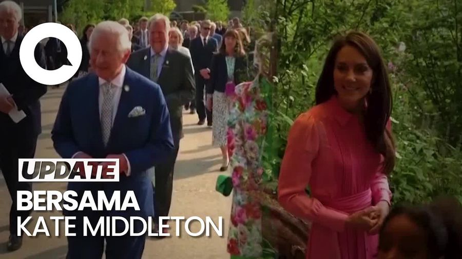 Penampakan Raja Charles III Kunjungi Chelsea Flower Show