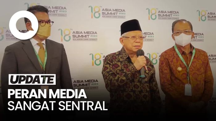 Buka Asia Media Summit 2023, Maruf Amin Ungkap Pentingnya Peran Media