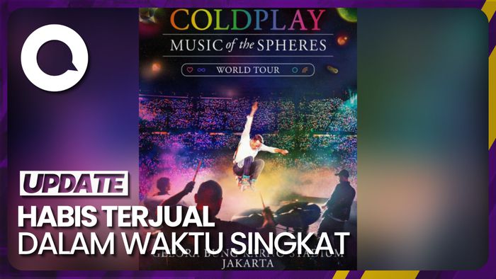 Sandiaga Sebut Konser Coldplay Jadi yang Paling Fenomenal Tahun Ini 