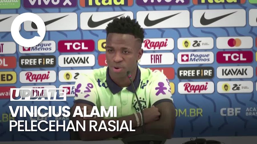 Brasil Beri Dukungan ke Vinicius Junior Usai Dihina Rasis Fan Valencia