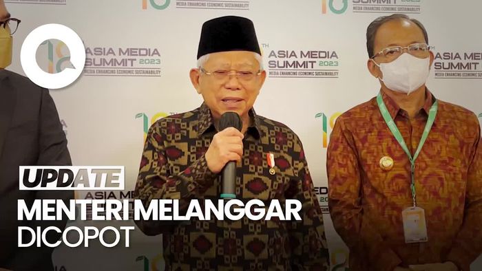 Wapres Maruf Ingatkan Menteri Tak Abaikan Tugas Meski Maju Nyaleg