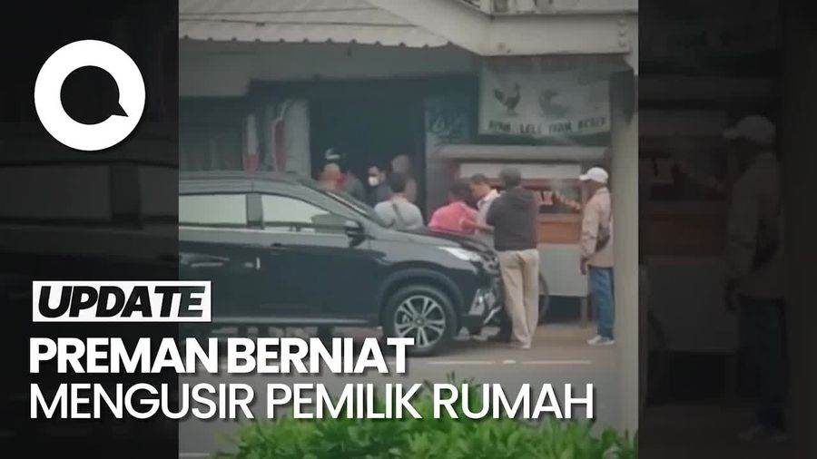 Momen Puluhan Preman Kepung Rumah Warga di Jatinegara dan Rusak Pagar