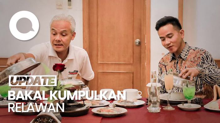 Momen Makan Malam Gibran dan Ganjar Pranowo di Solo