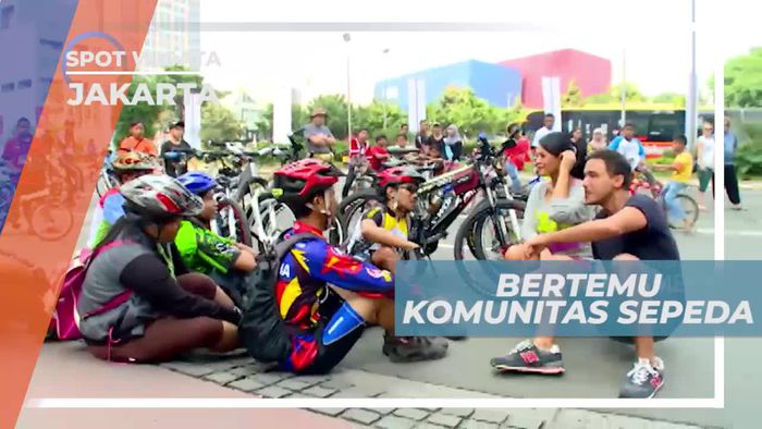 Berkenalan Dengan Komunitas Sepeda di Kawasan Car Free Day Jakarta