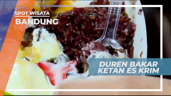 Menyantap Manis Legit Duren Bakar Ketan Es Krim yang Bikin Segar, Bandung