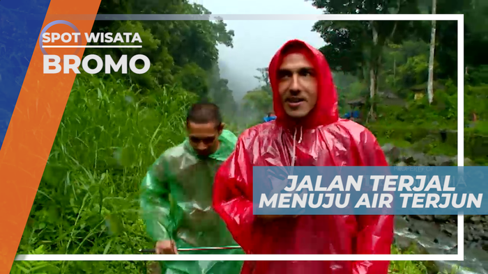 Taklukkan Jalan Terjal, Licin dan Berbatu Menuju Air Terjun Madakaripura, Bromo