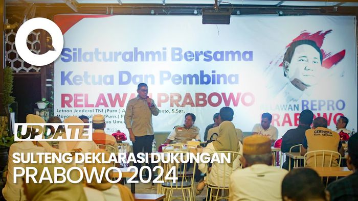 Relawan Sultra Deklarasi Dukungan Prabowo Presiden 2024