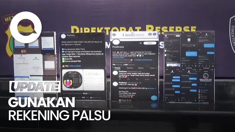 Akal-akalan Pasutri Penipu Tiket Coldplay: Beli Akun Twitter-Tipu 60 Orang
