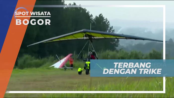 Lepas Landas Dengan Trike di Langit Kota Bogor