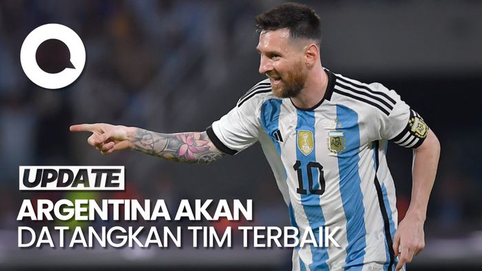 Indonesia Vs Argentina, Lionel Messi Main?