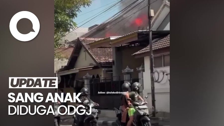 Anak di Kediri Bakar Rumah Orang Tuanya Sendiri