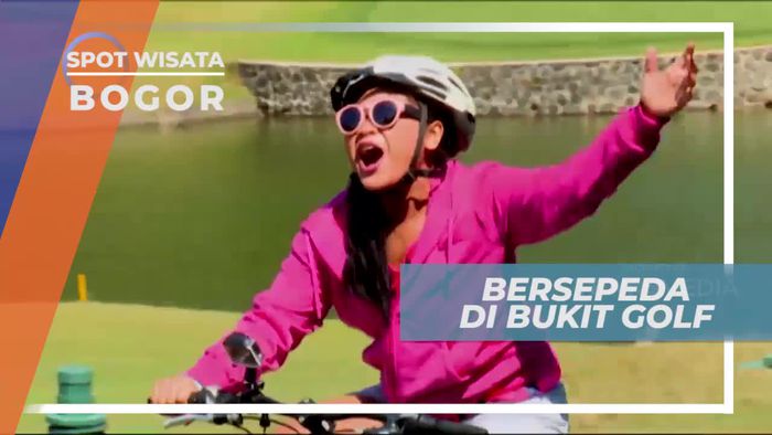 Bersepeda Santai di Kawasan Bukit Golf Bogor