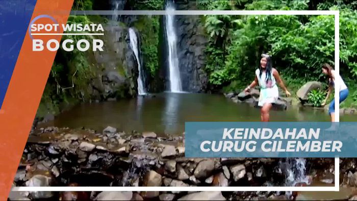 Melihat Dari Dekat Curug Cilember Setinggi 80 Meter, Bogor