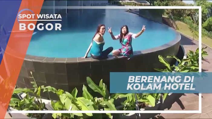Berenang Menikmati Kesegaran Air di Penginapan Bogor