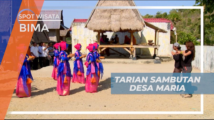 Sambutan Hangat Desa Maria Dengan Tarian Adat, Bima