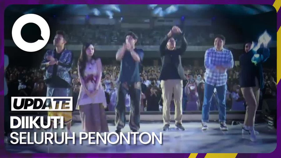Keseruan Sandiaga Joget Asmalibrasi di Demi Indonesia Goes to Unair