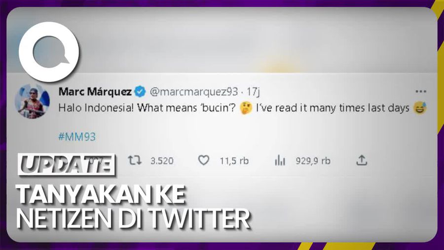 Saat Marc Marquez Kepo dengan Arti Kata Bucin