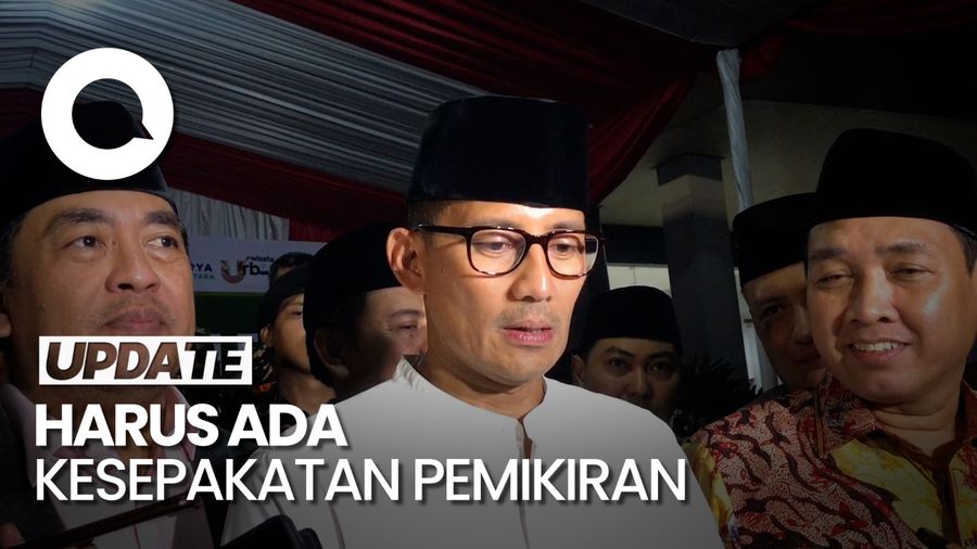 Respons Sandiaga Uno Dijodohkan dengan Anies di Pilpres