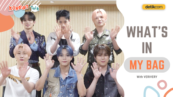 K-Talk: VERIVERY Bongkar Isi Tas Mereka, Apa Benda yang Wajib Dibawa?