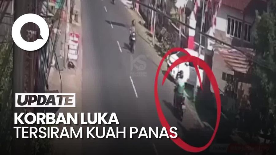 Permintaan Maaf Ojol yang Bikin Pedagang Bakso Tersiram Kuah Panas
